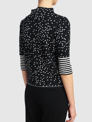 Чёрный свитер MARELLA: фото 4 - Invogue