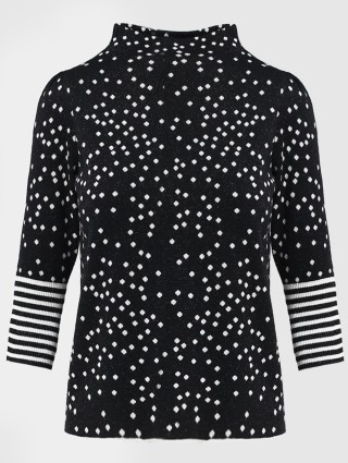 Чёрный свитер MARELLA: фото - Invogue