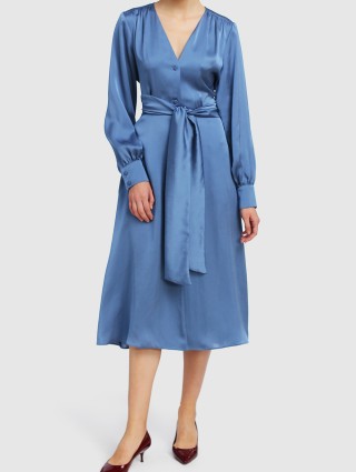 Голубое платье MARELLA: фото 1 - Invogue