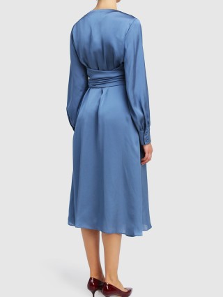 Голубое платье MARELLA: фото 2 - Invogue