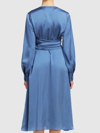 Голубое платье MARELLA: фото 4 - Invogue