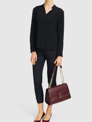 Чёрные брюки MARELLA: фото 1 - Invogue