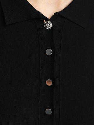 Чёрная футболка MARELLA: фото 5 - Invogue