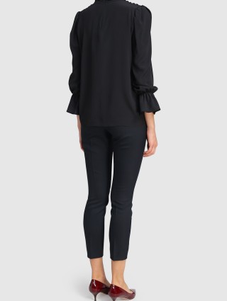 Чёрная блуза I BLUES: фото 2 - Invogue
