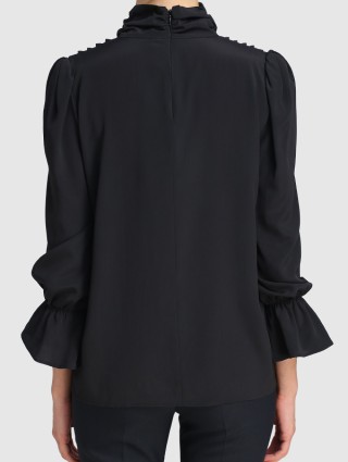 Чёрная блуза I BLUES: фото 4 - Invogue