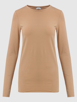 Коричневая футболка MARELLA: фото - Invogue