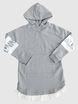 Серое платье MONNALISA: фото - Invogue