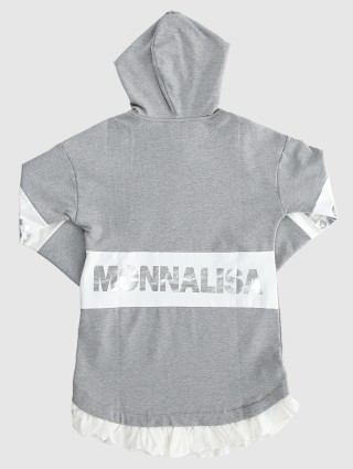 Серое платье MONNALISA: фото 1 - Invogue