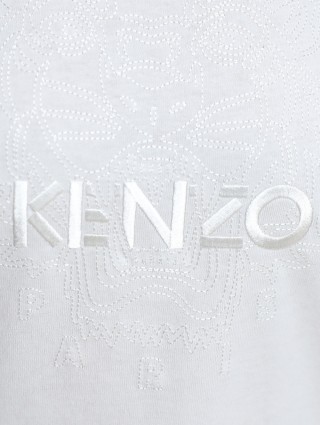 Белая футболка KENZO: фото 5 - Invogue