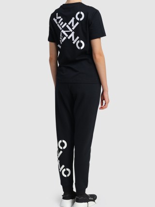 Чёрные брюки KENZO: фото 2 - Invogue