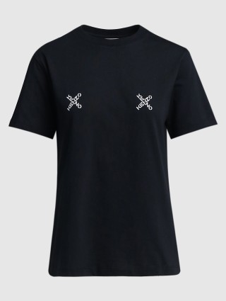 Чёрная футболка KENZO: фото - Invogue