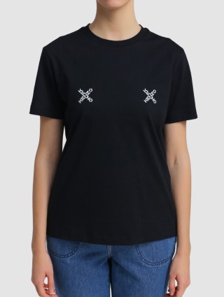 Чёрная футболка KENZO: фото 3 - Invogue