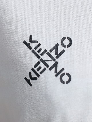 Белая футболка KENZO: фото 5 - Invogue