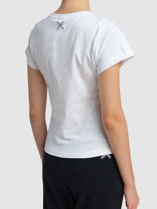 Белая футболка KENZO: фото 4 - Invogue