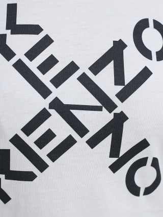 Белая футболка KENZO: фото 5 - Invogue