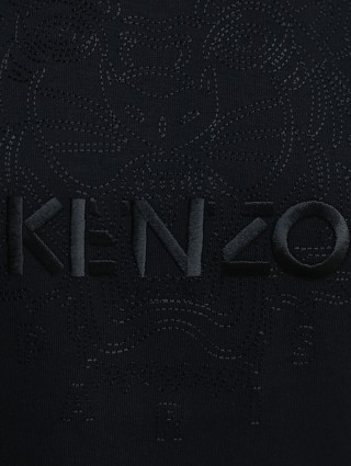 Чёрная футболка KENZO: фото 5 - Invogue