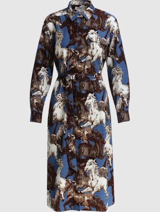 Синее платье KENZO: фото - Invogue