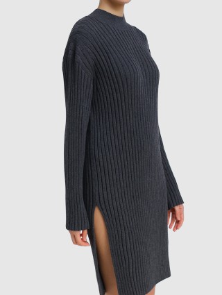 Серое платье KENZO: фото 3 - Invogue