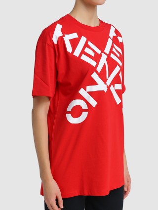 Красная футболка KENZO: фото 2 - Invogue