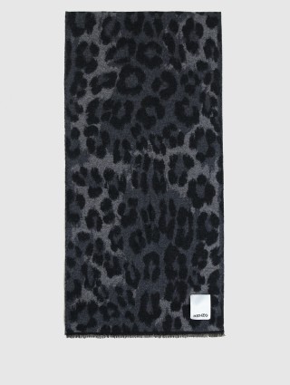 Серый шарф KENZO: фото 2 - Invogue