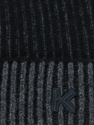 Серая шапка KENZO: фото 2 - Invogue