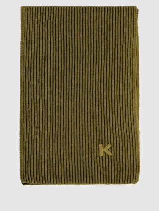 Зелёный шарф KENZO: фото 3 - Invogue