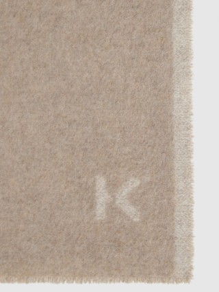 Белый шарф KENZO: фото 4 - Invogue