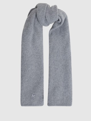 Серый шарф KENZO: фото - Invogue