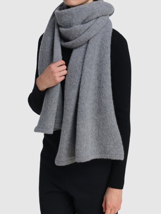 Серый шарф KENZO: фото 1 - Invogue