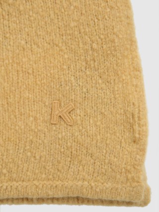 Бежевый шарф KENZO: фото 3 - Invogue