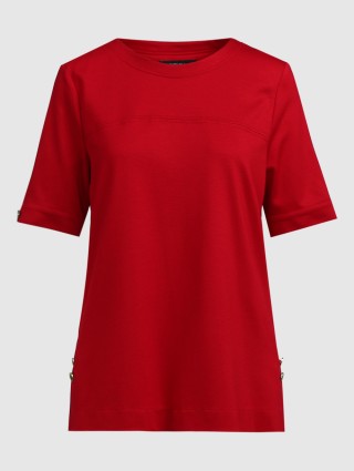 Красная футболка MARC CAIN: фото - Invogue