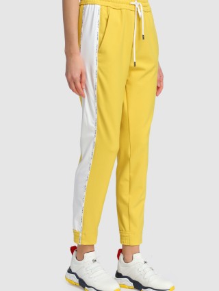 Жёлтые брюки MARC CAIN: фото 3 - Invogue
