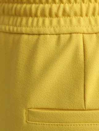 Жёлтые брюки MARC CAIN: фото 5 - Invogue