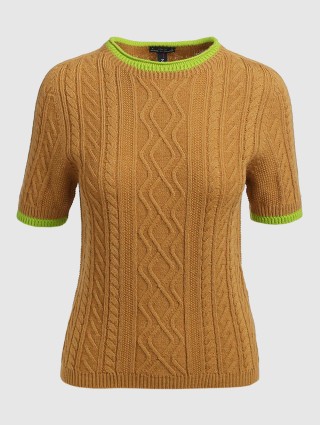 Коричневый свитер MARC CAIN: фото - Invogue