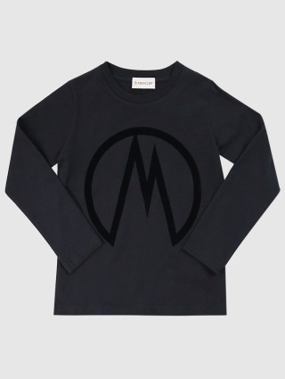 Чорний джемпер MONCLER ENFANT : фото - Invogue