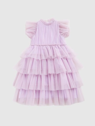 Сиреневое платье IL GUFO: фото - Invogue