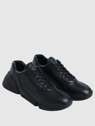 Чёрные сникерсы KENZO: фото 1 - Invogue