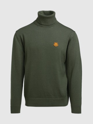 Зелёный свитер KENZO: фото - Invogue