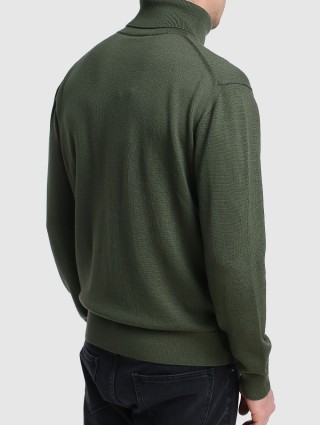 Зелёный свитер KENZO: фото 3 - Invogue