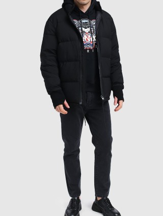 Чёрная куртка KENZO: фото 1 - Invogue