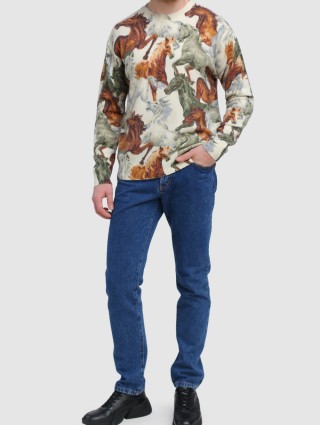 Белый свитер KENZO: фото 1 - Invogue