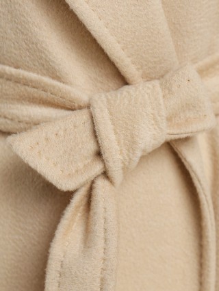 Кремовое пальто MAX MARA: фото 5 - Invogue