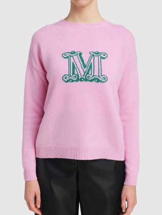 Розовый свитер MAX MARA: фото 3 - Invogue