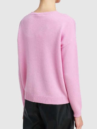 Розовый свитер MAX MARA: фото 4 - Invogue