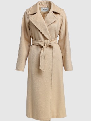 Кремовое пальто MAX MARA: фото - Invogue