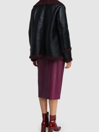 Чёрная дублёнка MARELLA: фото 2 - Invogue