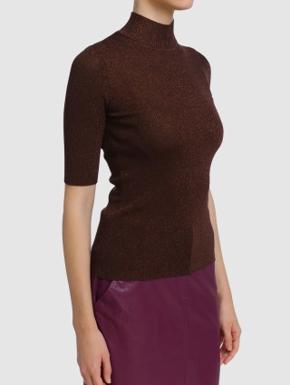 Коричневый гольф MARELLA: фото 2 - Invogue