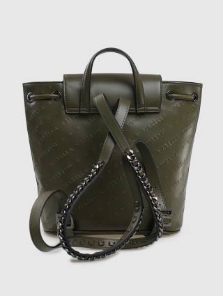 Зелёный рюкзак MARELLA: фото 3 - Invogue