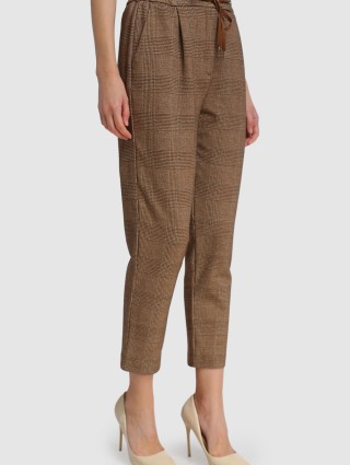 Коричневі брюки MARELLA : фото 3 - Invogue