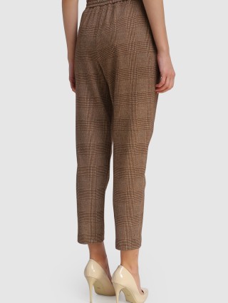 Коричневі брюки MARELLA : фото 4 - Invogue